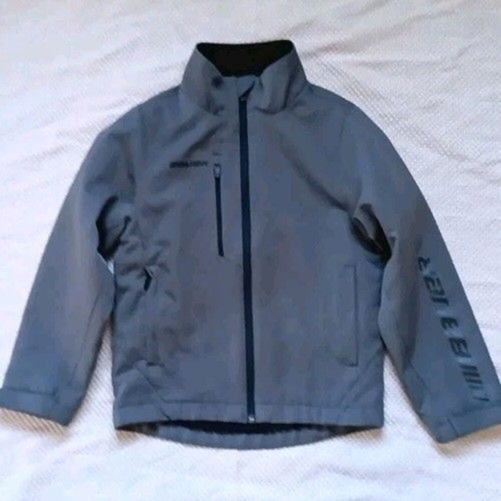 BAUER SUPREME LIGHTWEIGHT TEAM JACKET - YOUTH XX-SMALL  GREY HOCKEY